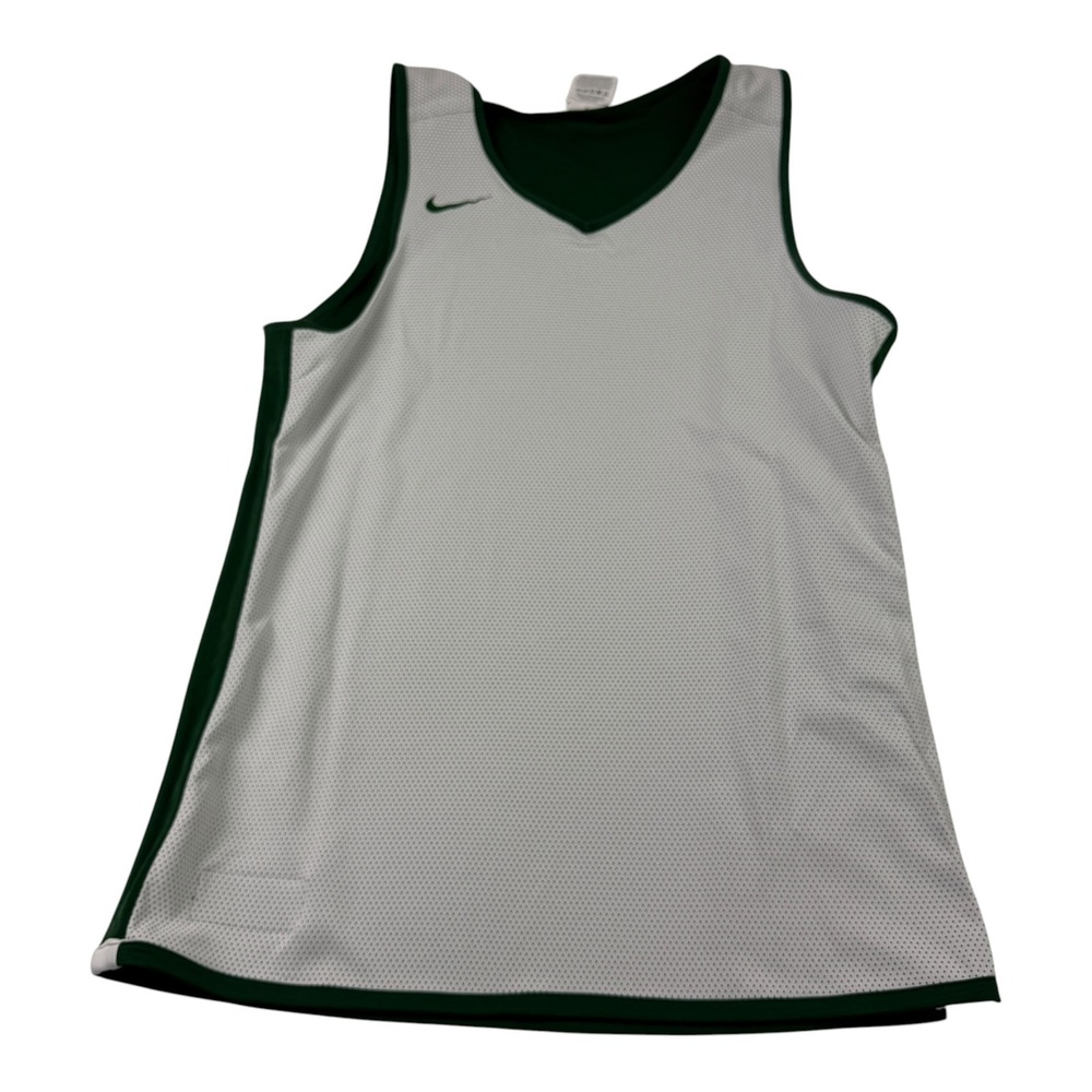 Nike Mens Reversible Basketball Jersey Gorge Green White CQ4362-342 Size Medium - Picture 3 of 10